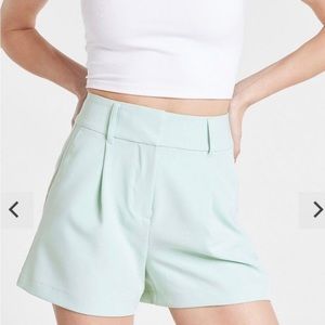 Express High Waisted Shortie Shorts NWOT